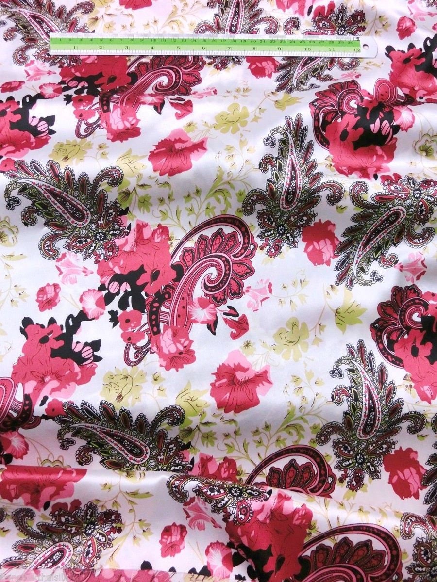Wild Rag PAISLEY 114 Wine Red and Ivory Floral Cowboy Western Neck Scarf Bandanna by Double B Wild Rags