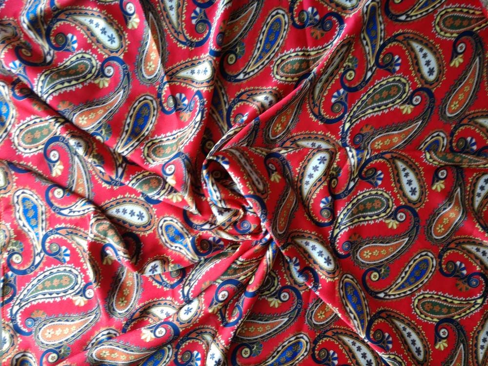 Wild Rag Red Tan Navy Blue Cowboy Western Neck Scarf Bandanna by Double B Wild Rags