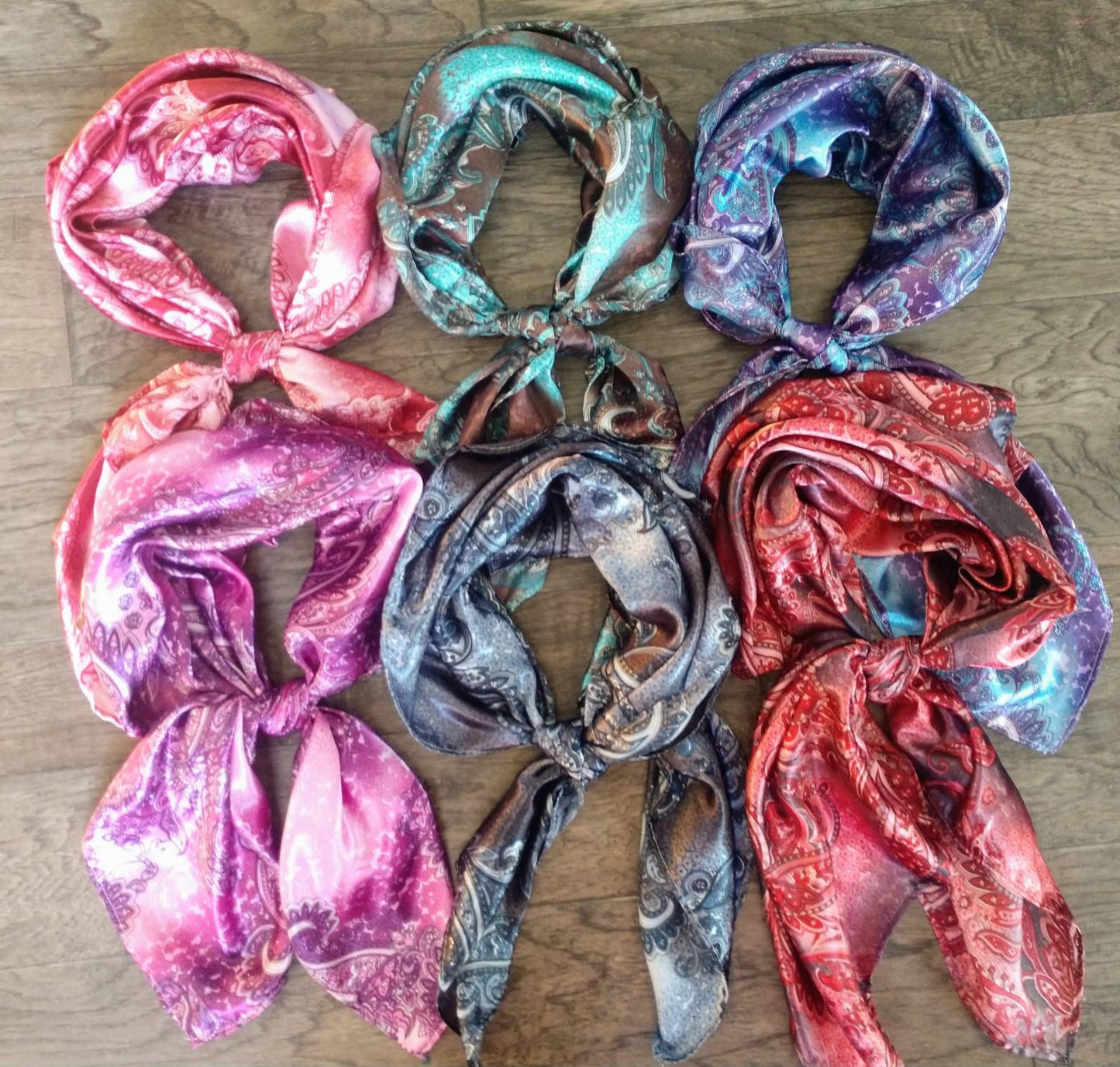 Wild Rag Red and Black Paisley Cowboy Western Neck Scarf Bandanna by Double B Wild Rags