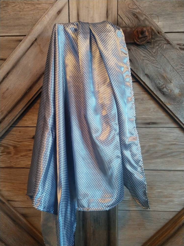 Wild Rag Tiny Pin Polka Dot Grey Cowboy Western Neck Scarf Bandanna by Double B Wild Rags