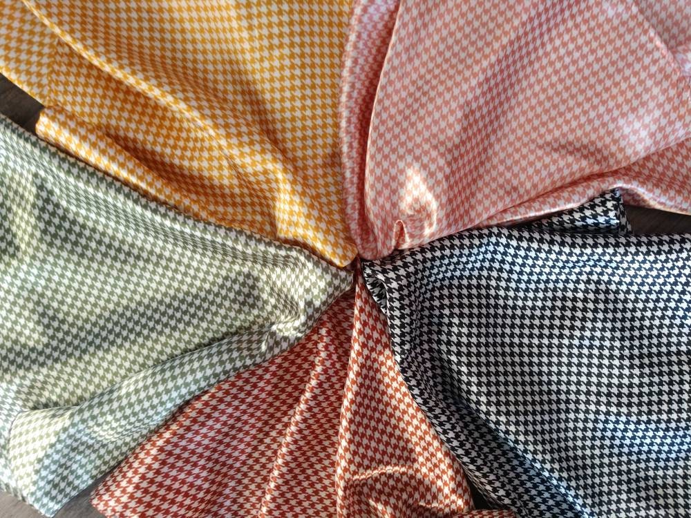 Wild Rag Bronze Brown and White Gingham Houndstooth Cowboy Western Neck Scarf Bandanna by Double B Wild Rags
