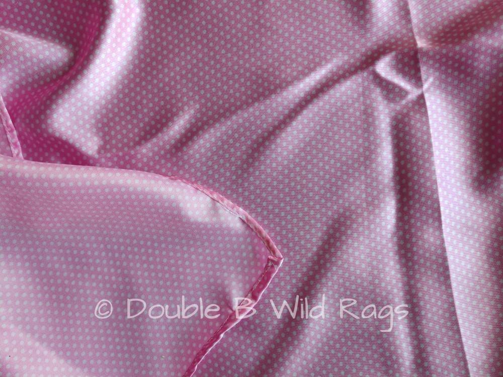 Wild Rag Bright Pink Tiny Polka Dot Cowboy Western Neck Scarf Bandanna by Double B Wild Rags