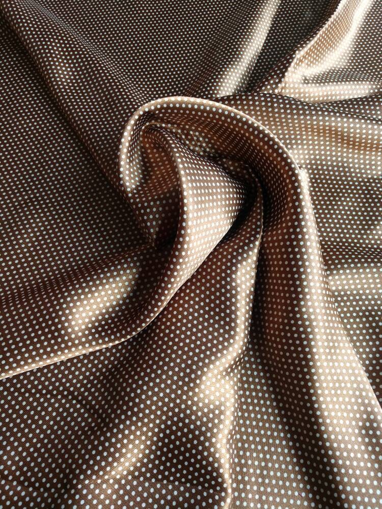 Wild Rag MISC 403 Cocoa Brown Tiny Polka Dot Cowboy Western Neck Scarf Bandanna by Double B Wild Rags