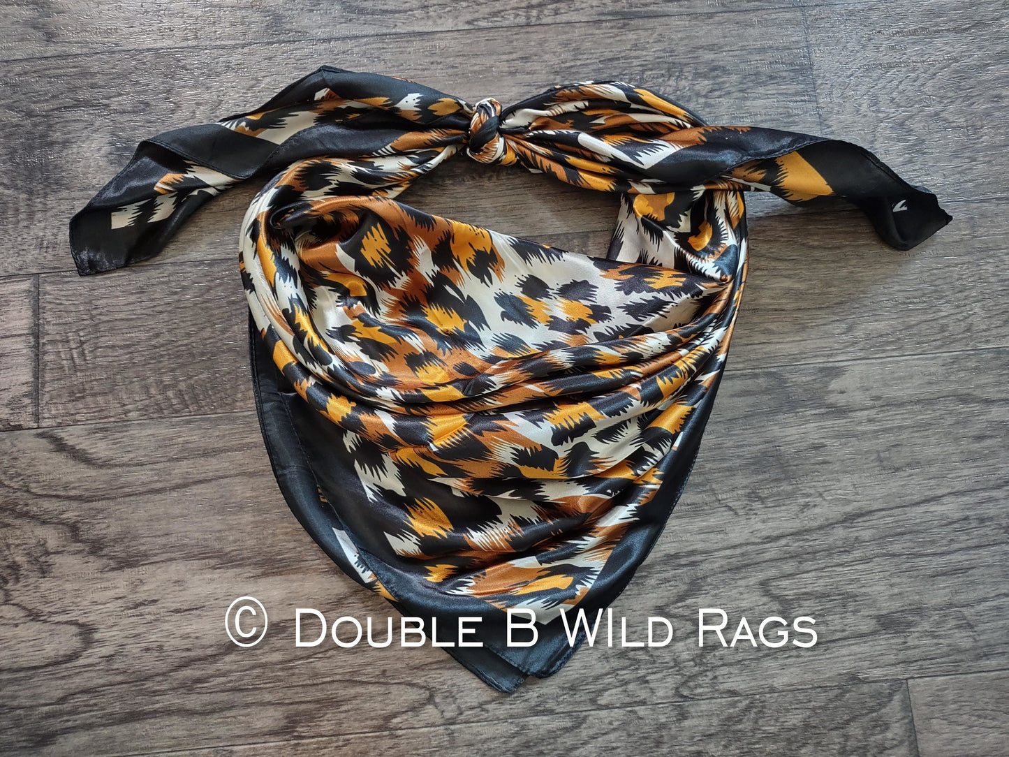 Wild Rag BARGAIN CORNER Leopard Pattern ANIMAL 420 Cowboy Western Neck Scarf by Double B Wild Rags