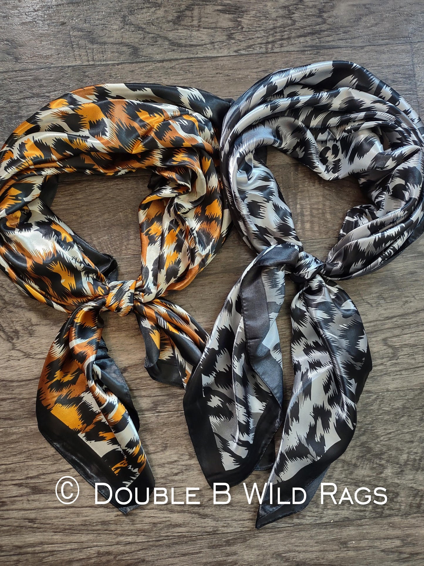Wild Rag BARGAIN CORNER Leopard Pattern ANIMAL 420 Cowboy Western Neck Scarf by Double B Wild Rags