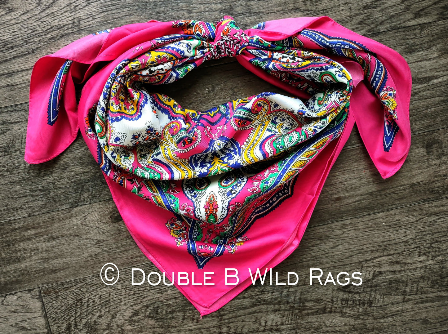 Wild Rag BARGAIN CORNER BC1105 Large 40"x40" Ethnic Paisley Cowboy Western Neck Scarf by Double B Wild Rags