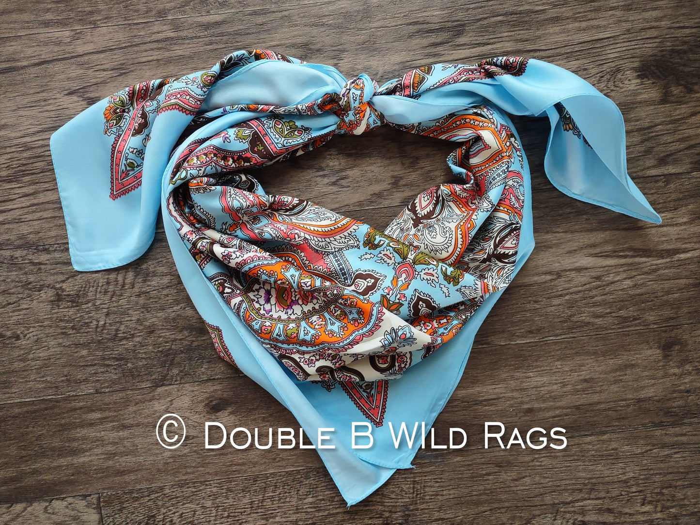 Wild Rag BARGAIN CORNER BC1105 Large 40"x40" Ethnic Paisley Cowboy Western Neck Scarf by Double B Wild Rags