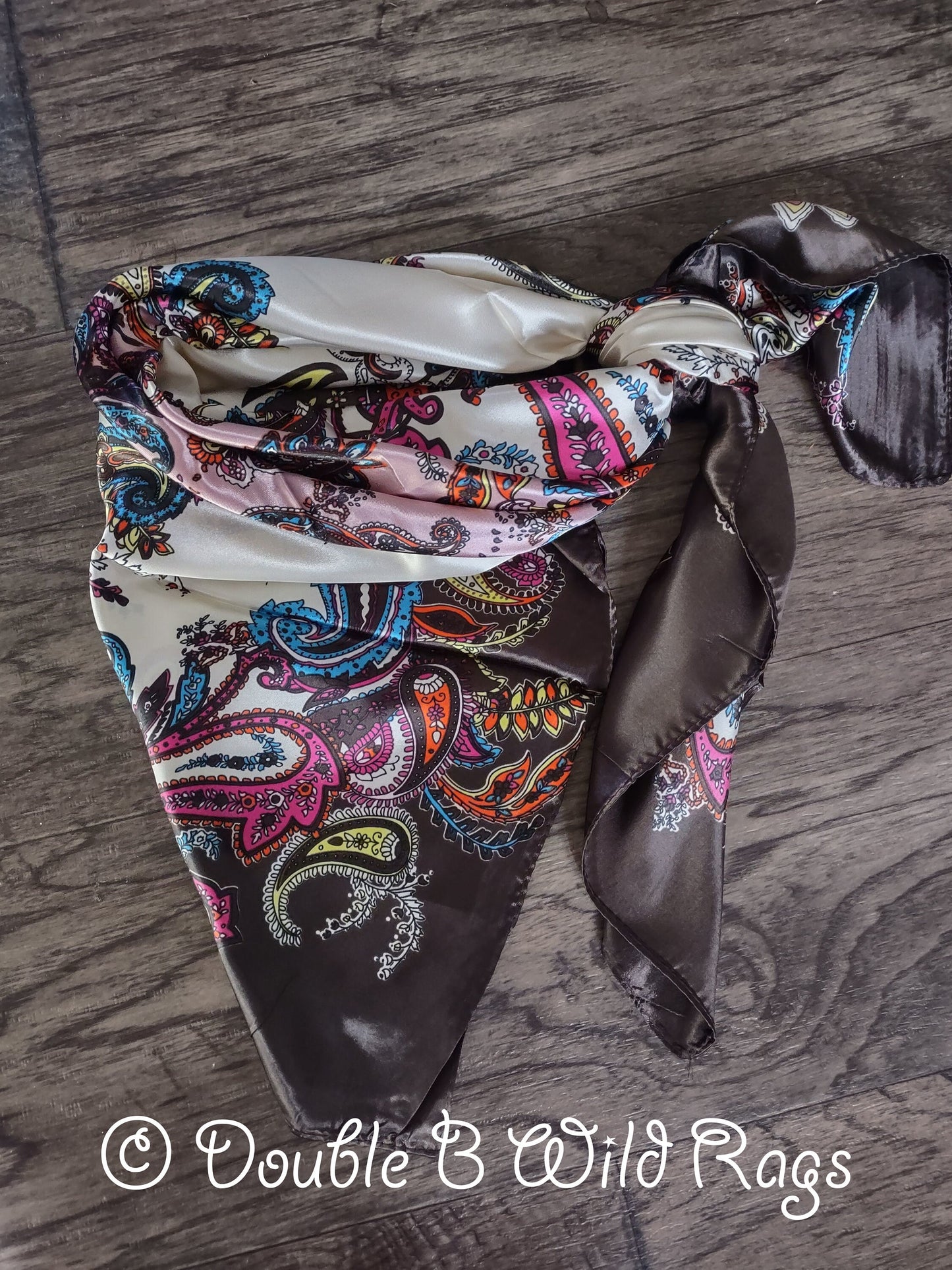 Wild Rag BARGAIN DISCOUNT Floral Paisley Bandana Cowboy Western Neck Scarf by Double B Wild Rags