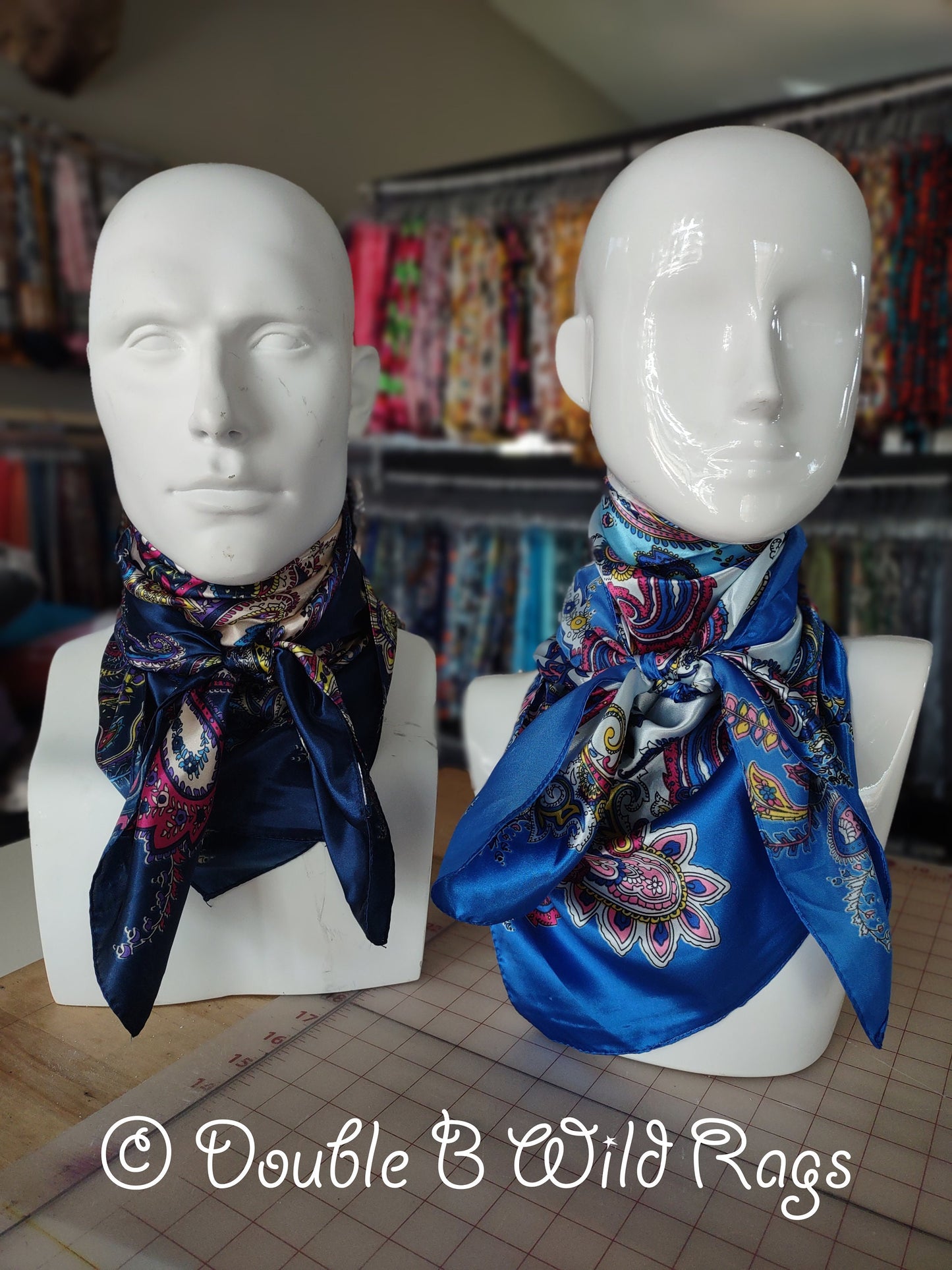 Wild Rag BARGAIN DISCOUNT Floral Paisley Bandana Cowboy Western Neck Scarf by Double B Wild Rags