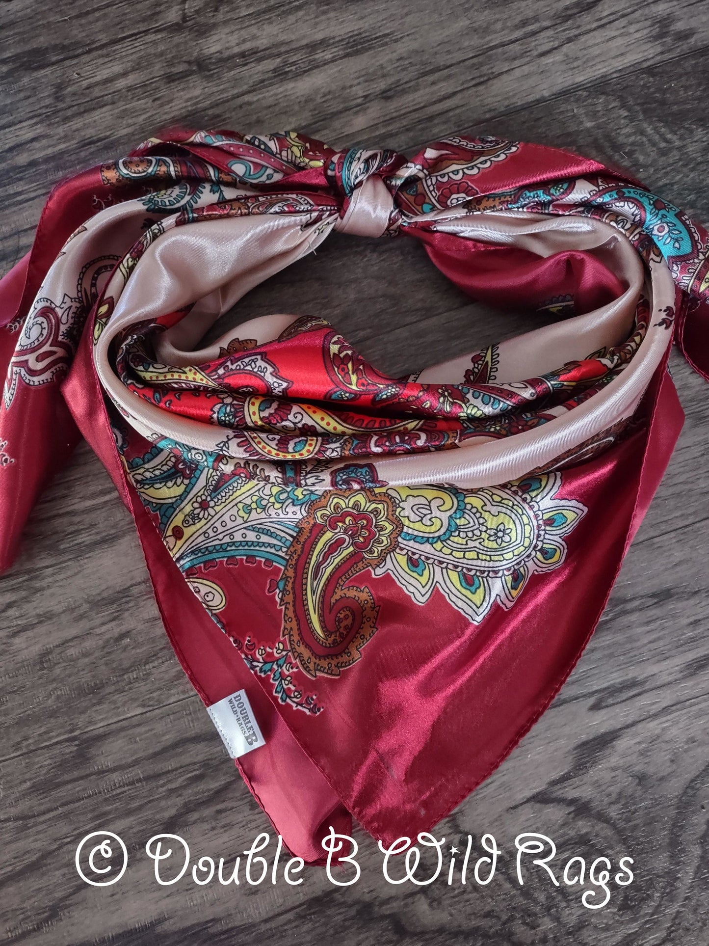 Wild Rag BARGAIN DISCOUNT Floral Paisley Bandana Cowboy Western Neck Scarf by Double B Wild Rags
