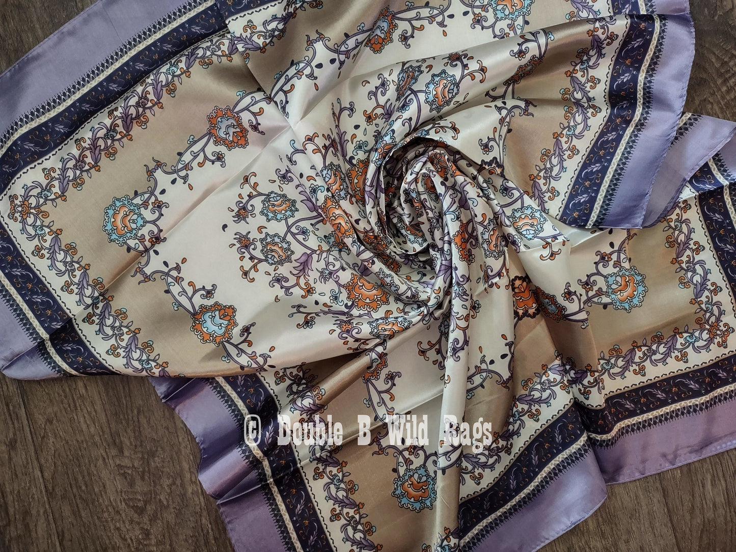 Wild Rag BARGAIN CORNER Floral and Vines Cowboy Western Neck Scarf by Double B Wild Rags