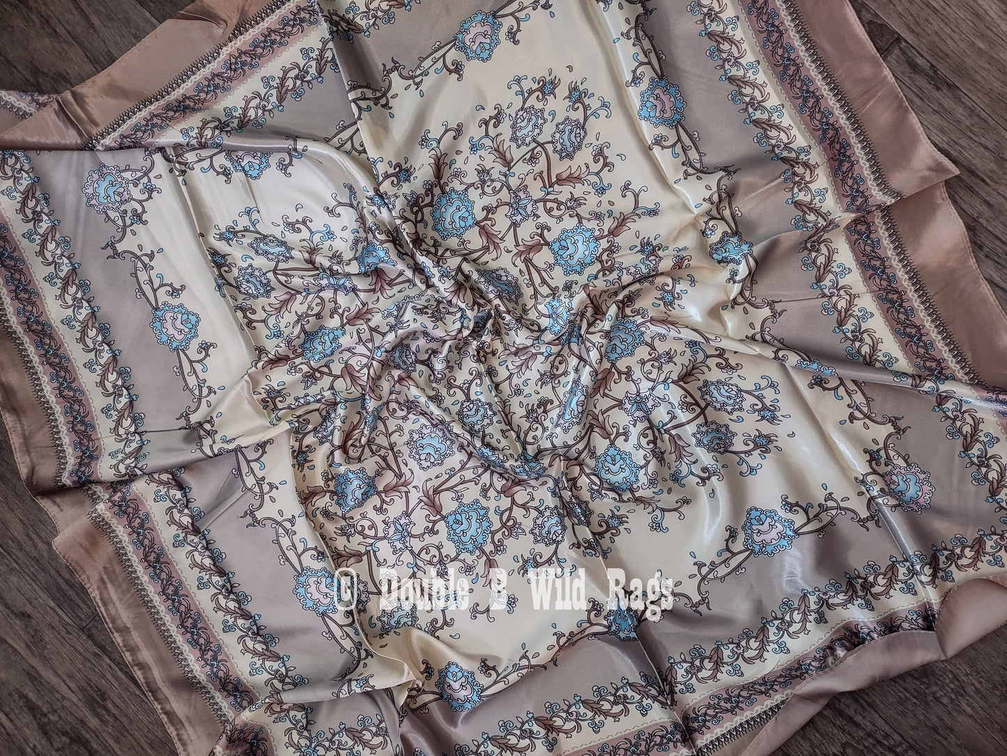 Wild Rag BARGAIN CORNER Floral and Vines Cowboy Western Neck Scarf by Double B Wild Rags