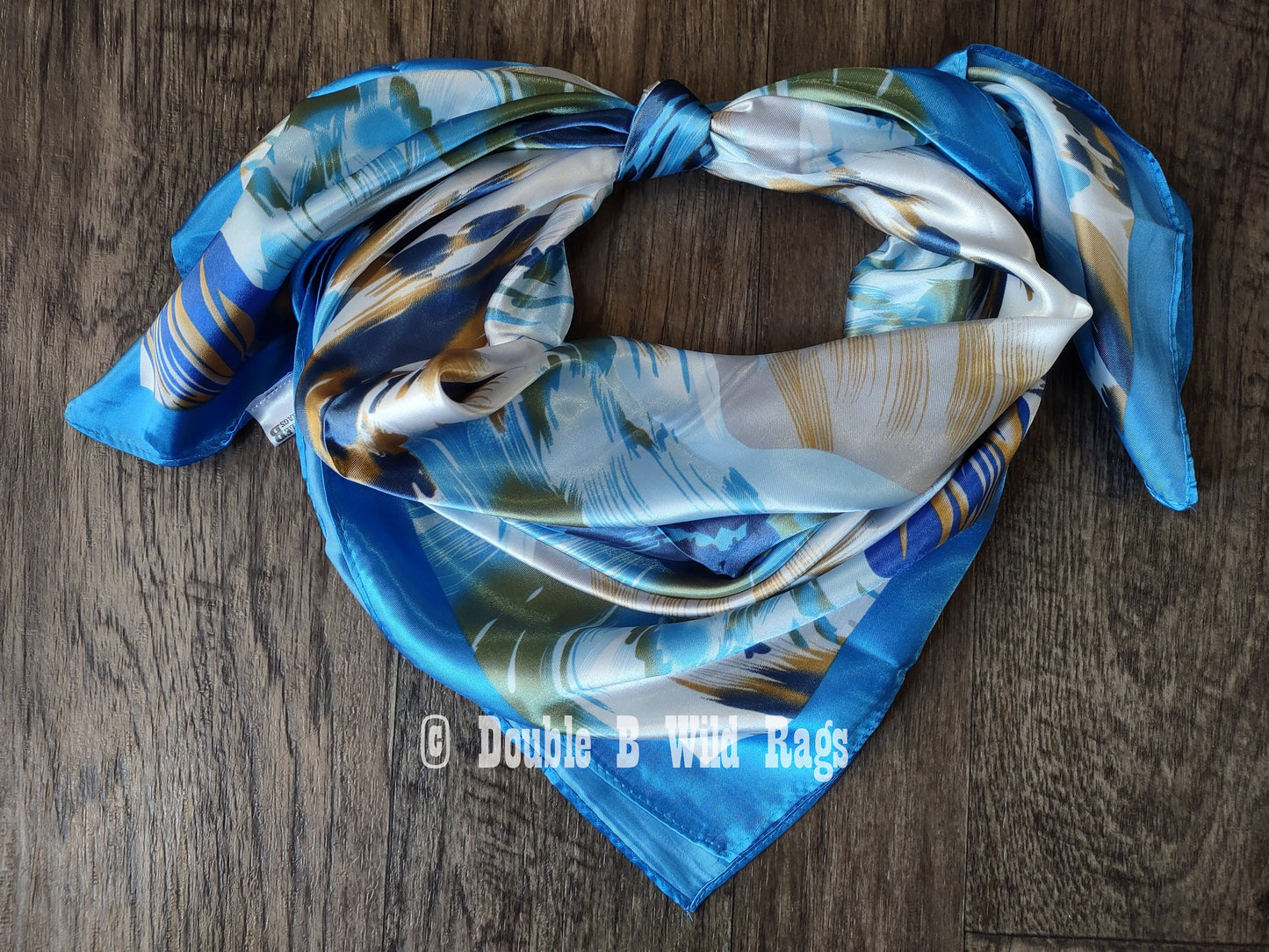 Wild Rag BARGAIN CORNER Abstract Floral Cowboy Western Neck Scarf by Double B Wild Rags