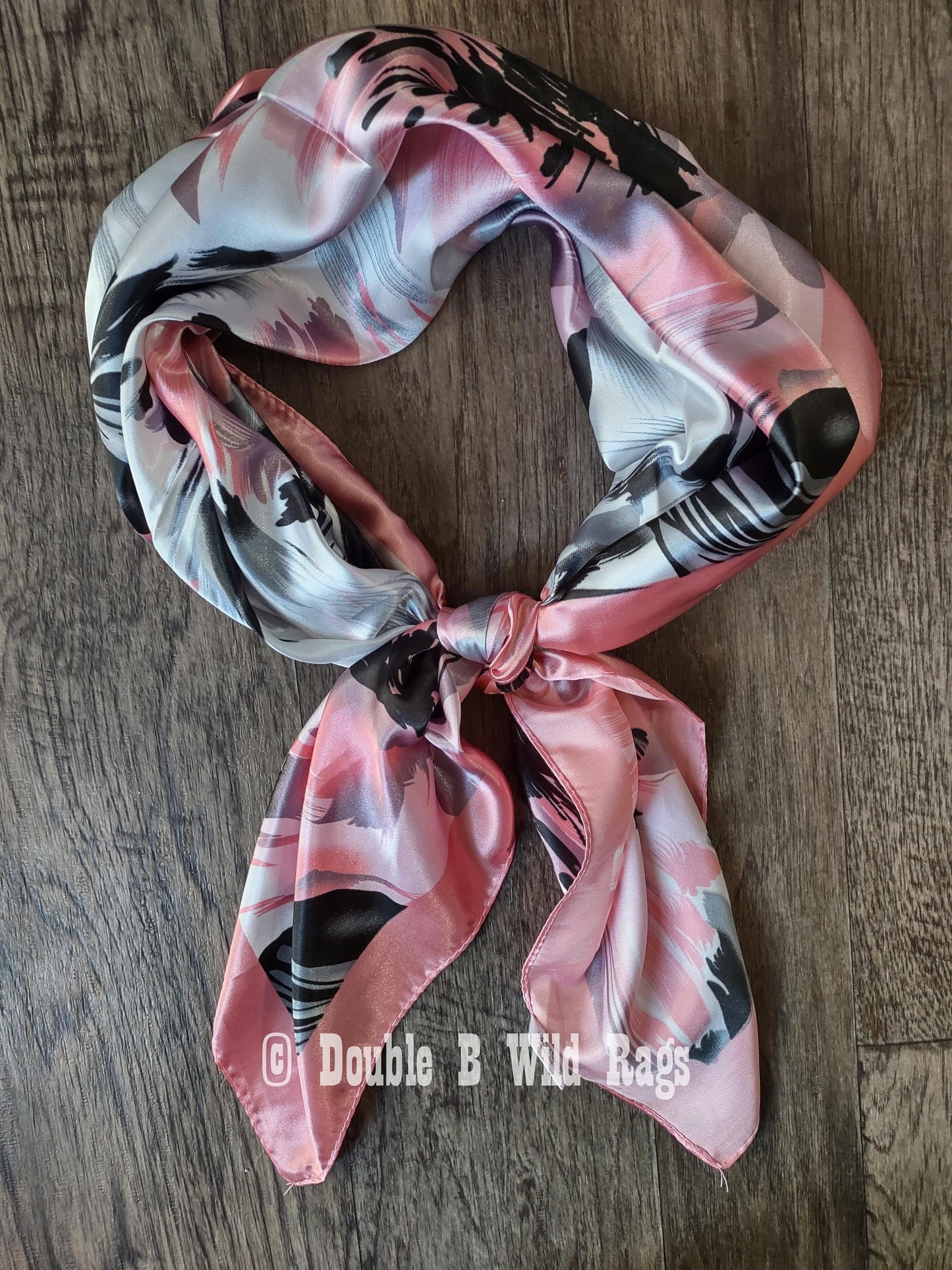 Wild Rag BARGAIN CORNER Abstract Floral Cowboy Western Neck Scarf by Double B Wild Rags