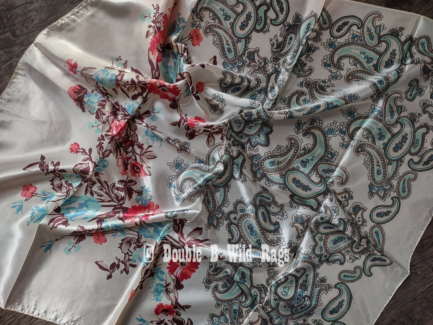 Wild Rag BARGAIN CORNER Classic Paisley and Floral Cowboy Western Neck Scarf by Double B Wild Rags