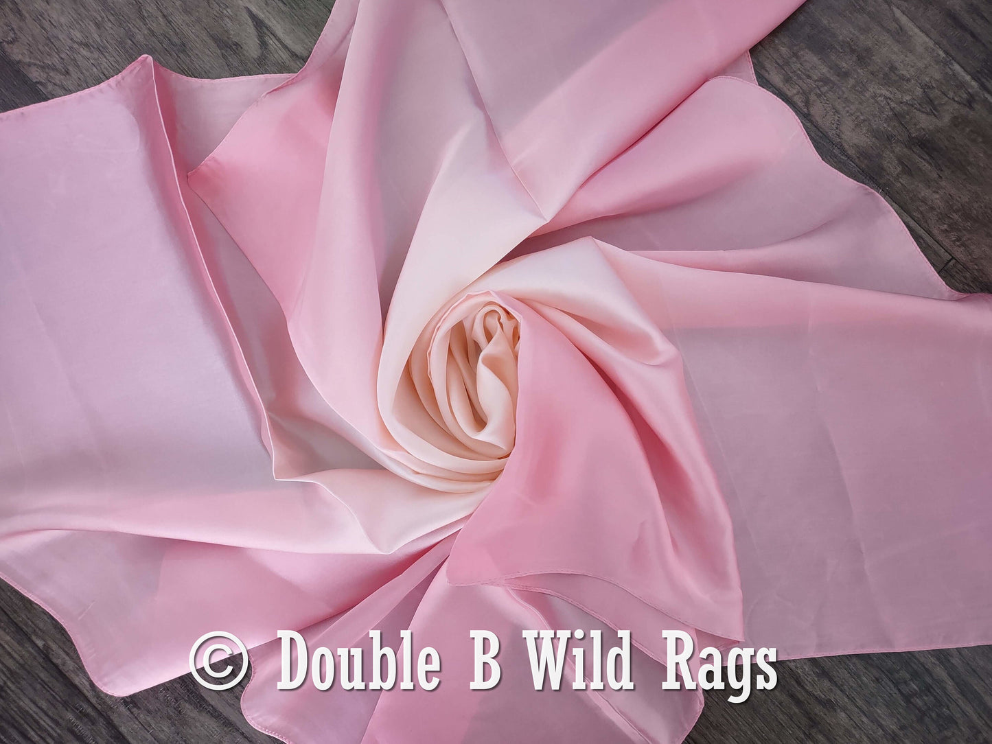 BARGAIN WILD RAG Ombre Light Pink by Double B Wild Rags Bandana Western Neck Scarf Neckerchief