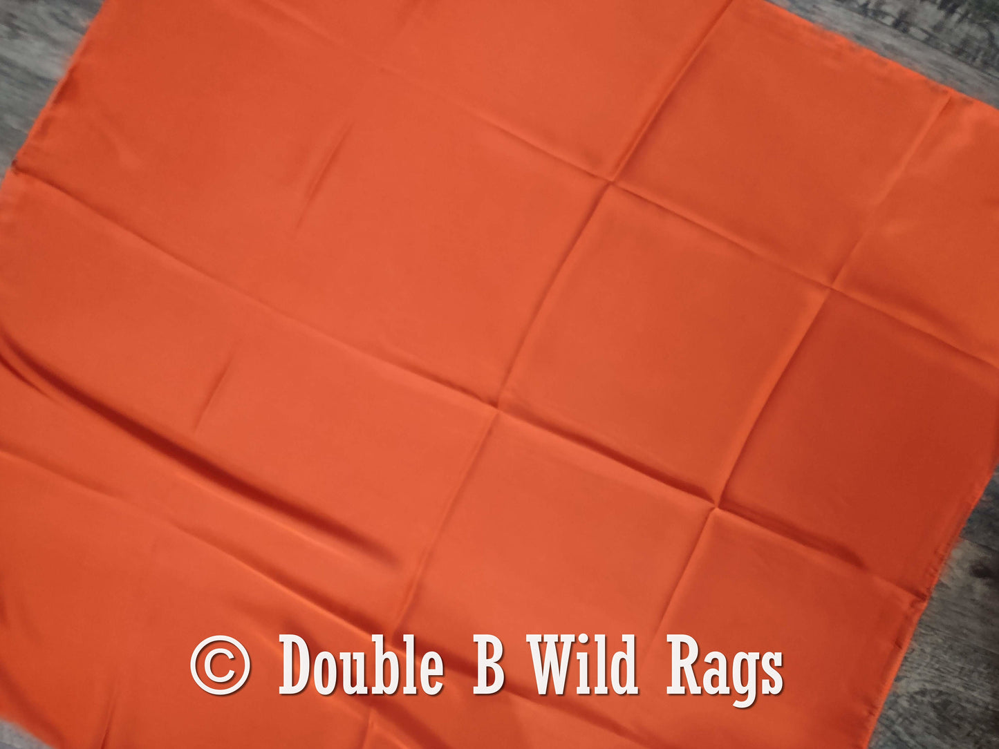 Wild Rag Burnt Sienna Rust Cowboy Western Neck Scarf Bandanna Double b Wild rags