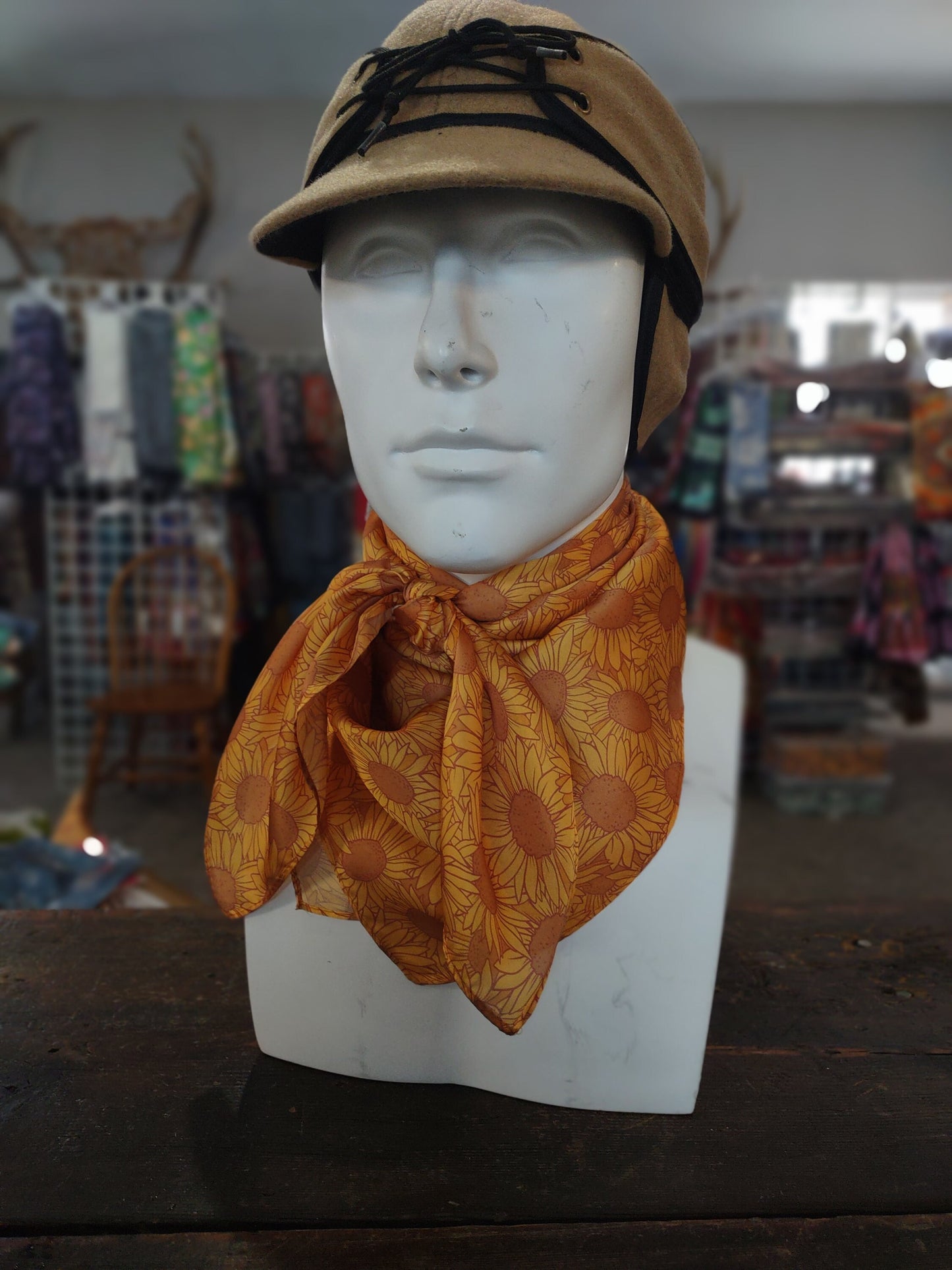 Wild Rag Yellow Sunflower Cowboy Western Neck Scarf Bandanna by Double B Wild Rags