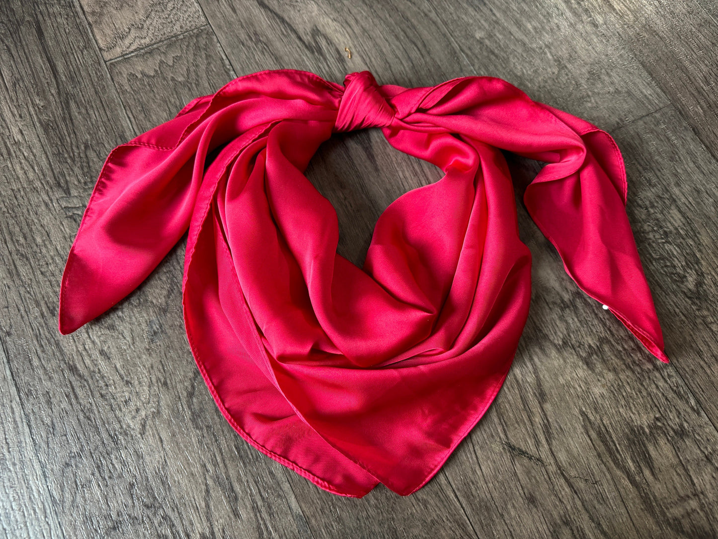 Wild Rag Lipstick Red #6 Cowboy Wild Rag Western Neck Scarf Bandanna by Double B Wild Rags