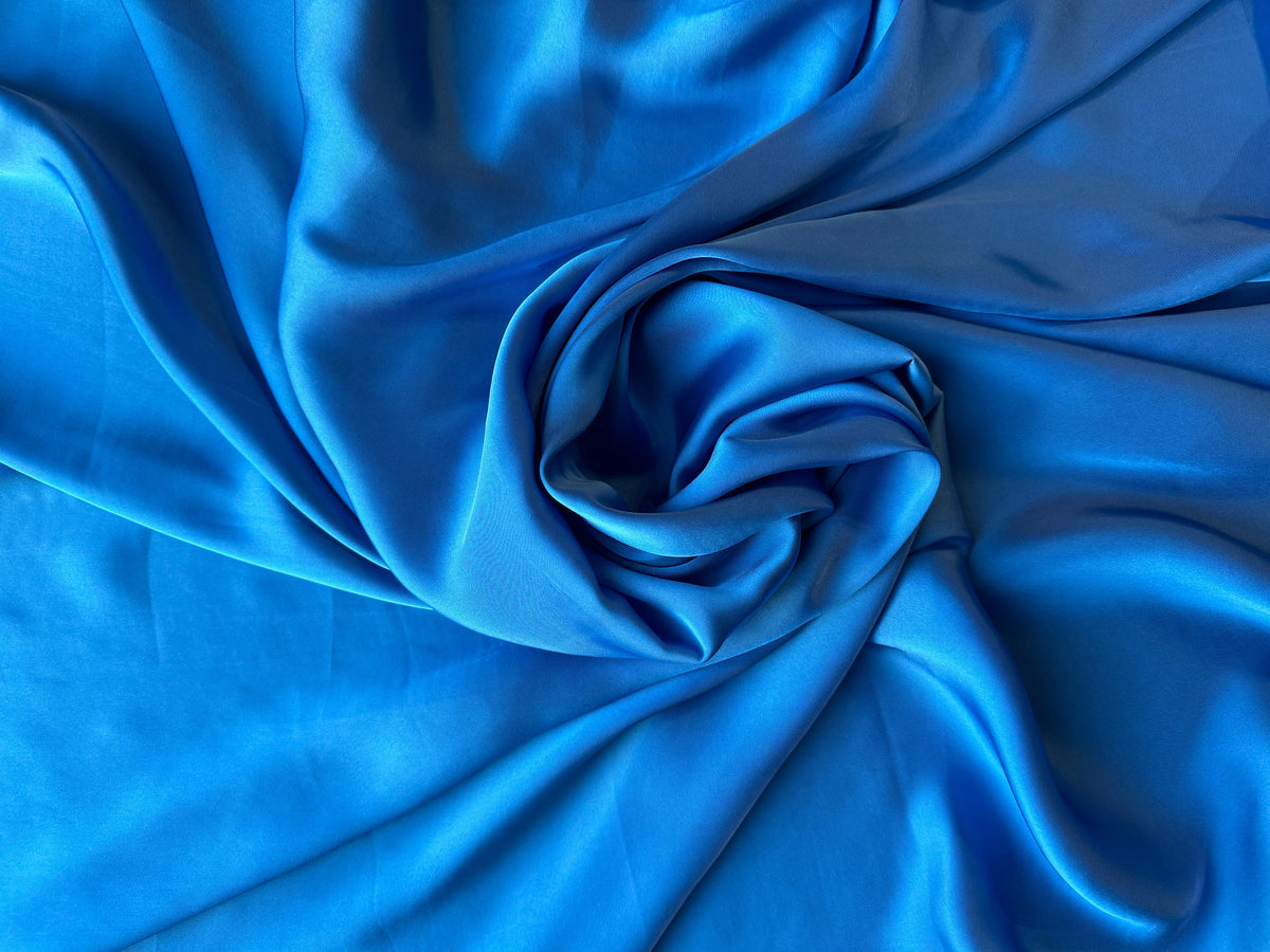 Wild Rag solid Blue Bell #17 Cowboy Western Neck Scarf Bandanna by Double B Wild Rags