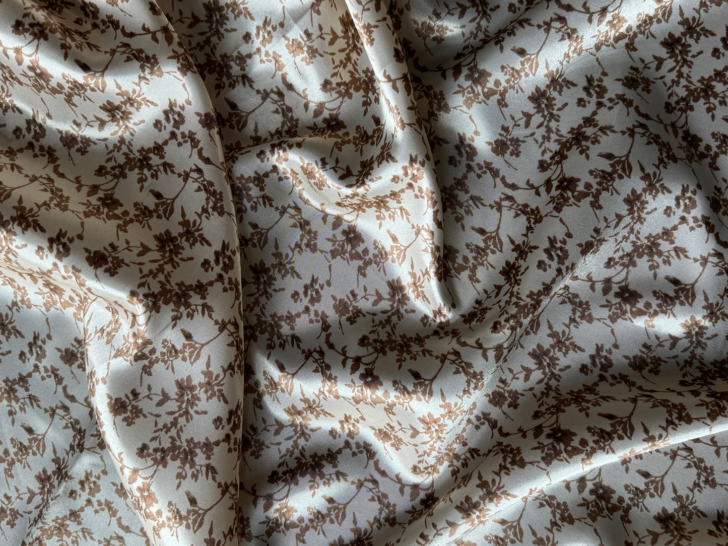 Wild Rag Tan Biege dainty floral Cowboy Western Neck Scarf Bandanna by Double B Wild Rags