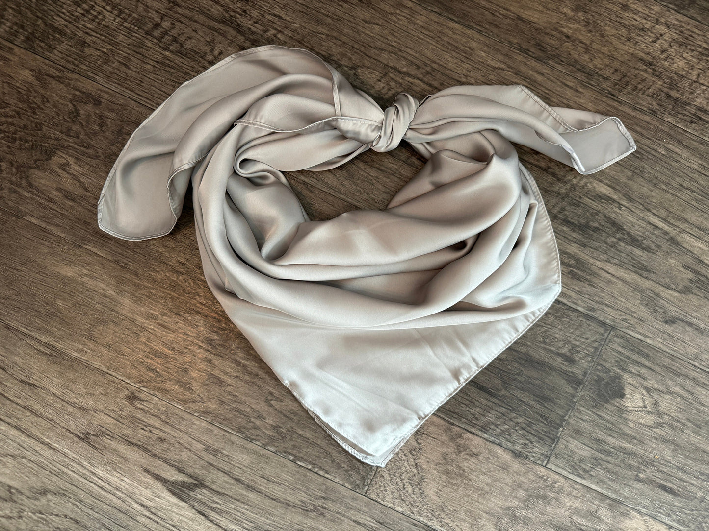 Wild Rag Light Grey Silver #23 Cowboy Western Neck Scarf Bandanna by Double B Wild Rags