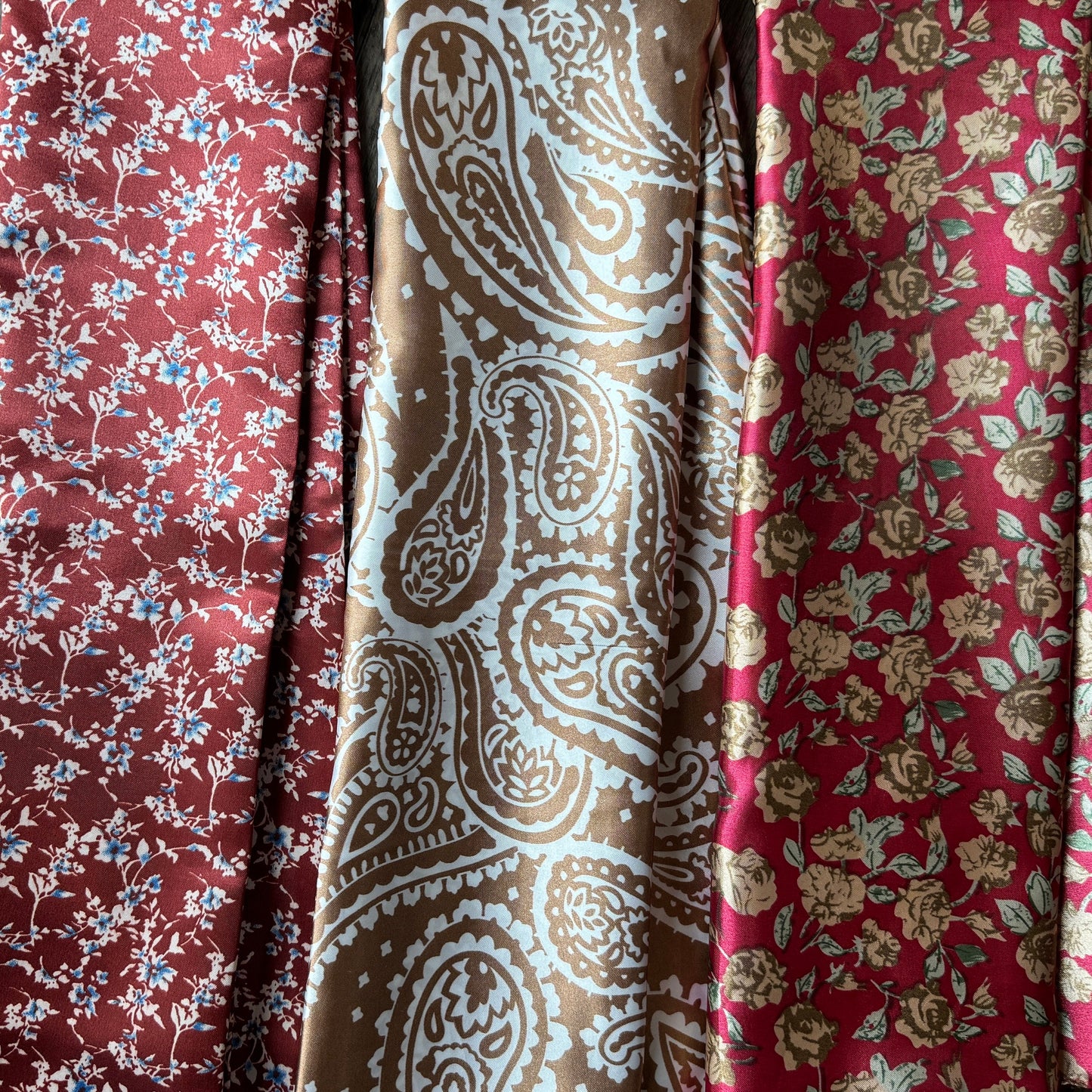 Wild Rag Taupe and Off White Paisley Cowboy Western Neck Scarf Bandanna by Double B Wild Rags
