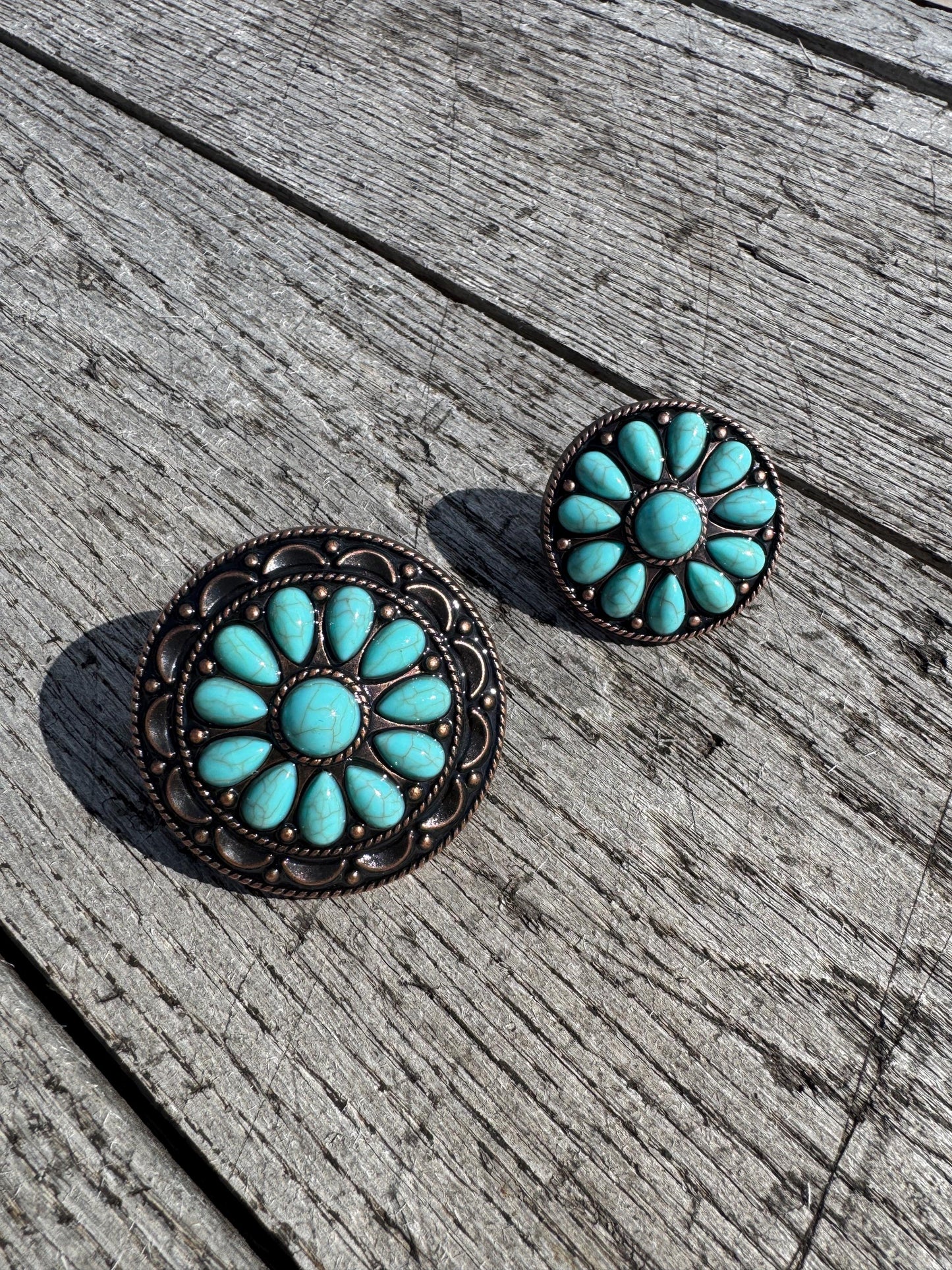 Wild Rag Concho Slide Scarf brooch keeper by Double B Wild Rags