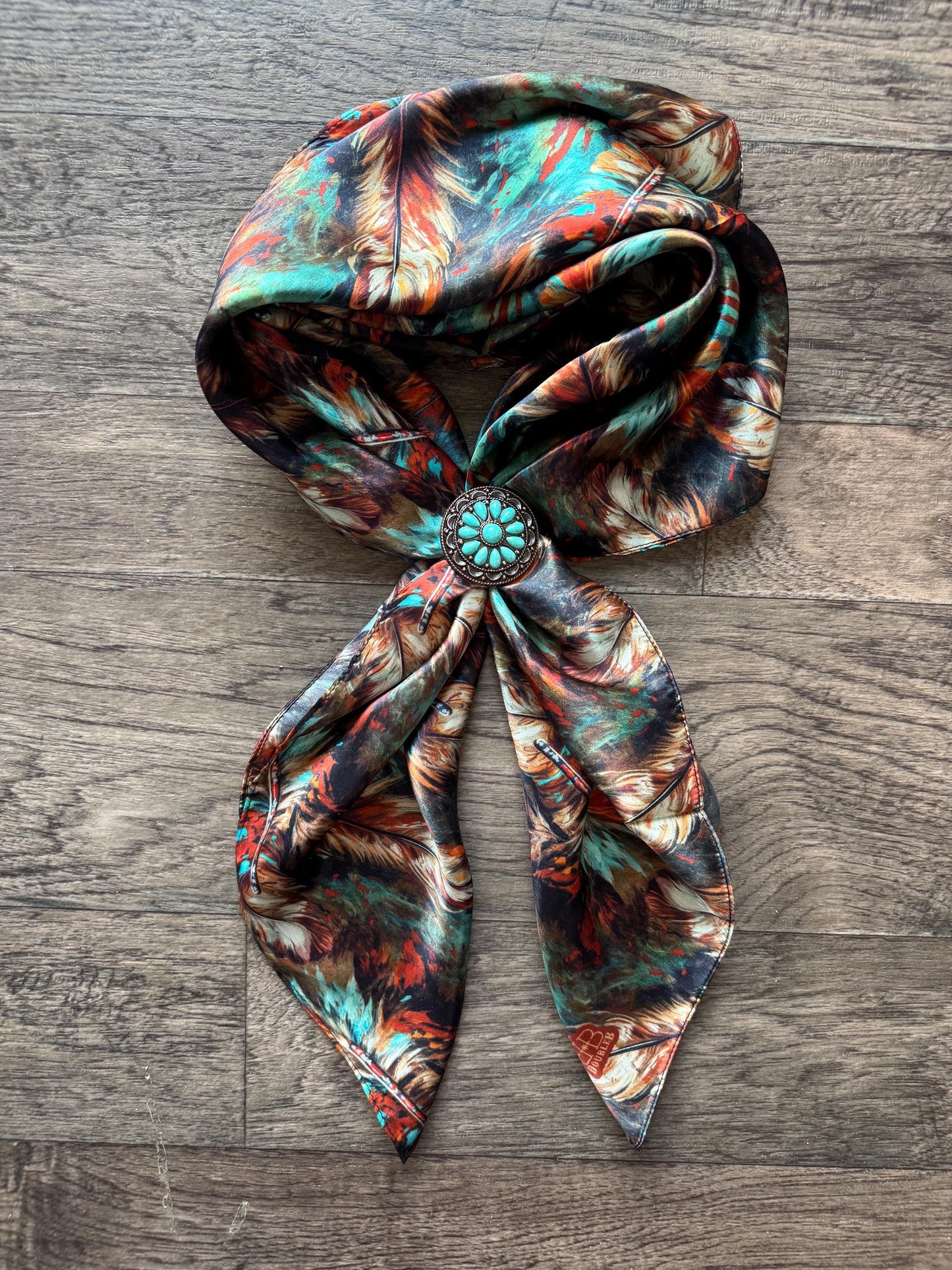 Wild Rag Concho Slide Scarf brooch keeper by Double B Wild Rags