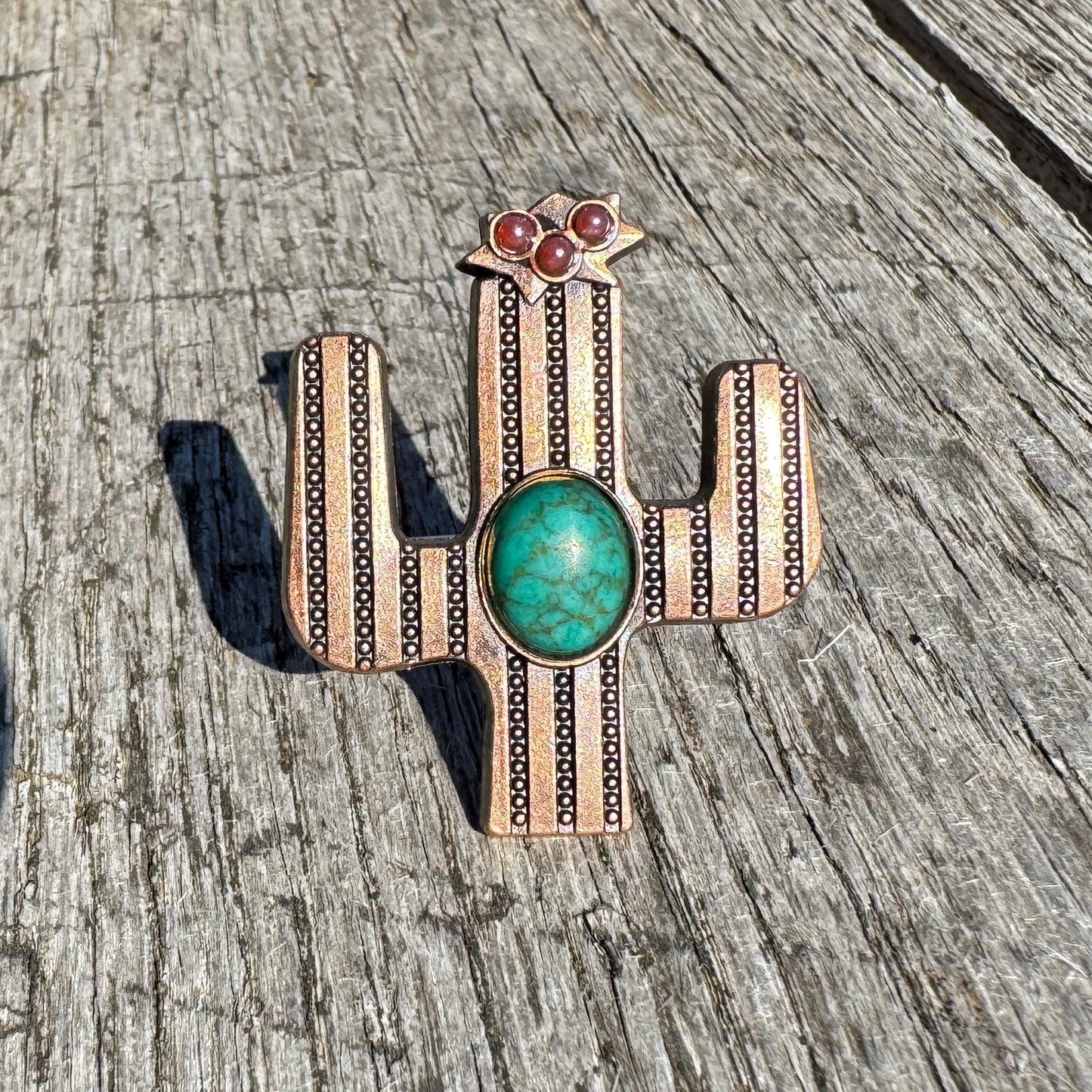 Wild Rag SLIDE 508 Slide 1.5" Cactus w/ stone or silhouette Concho Scarf Slide