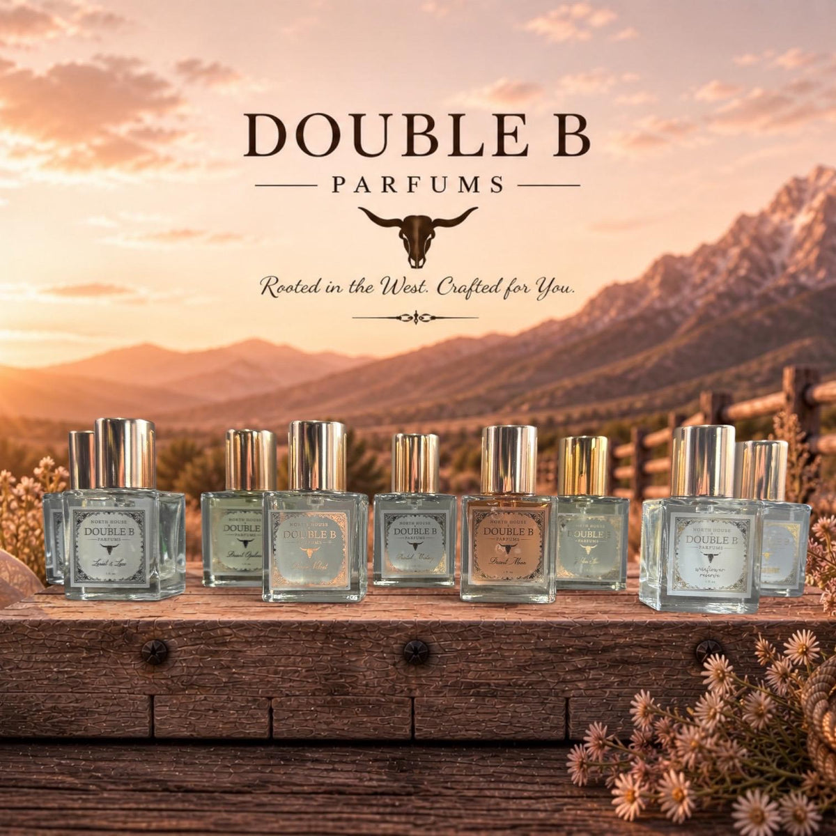 Lariat and Lace perfume phthalate free fragrance spray or roller by Double B