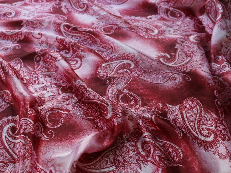 Wild Rag Red and White Paisley Cowboy Western Neck Scarf Bandanna by Double B Wild Rags