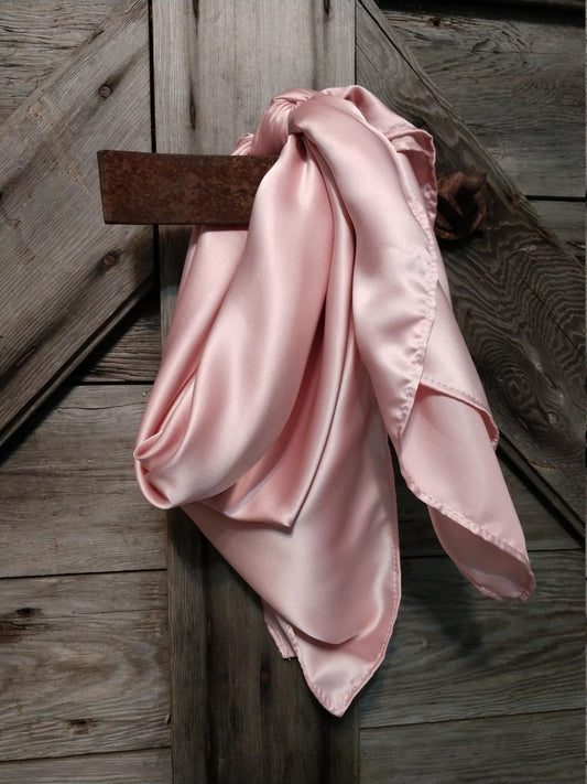 Wild Rag SOLID Dusty Rose Pink #211 Western Cowboy Neck Scarf Bandanna by Double B Wild Rags