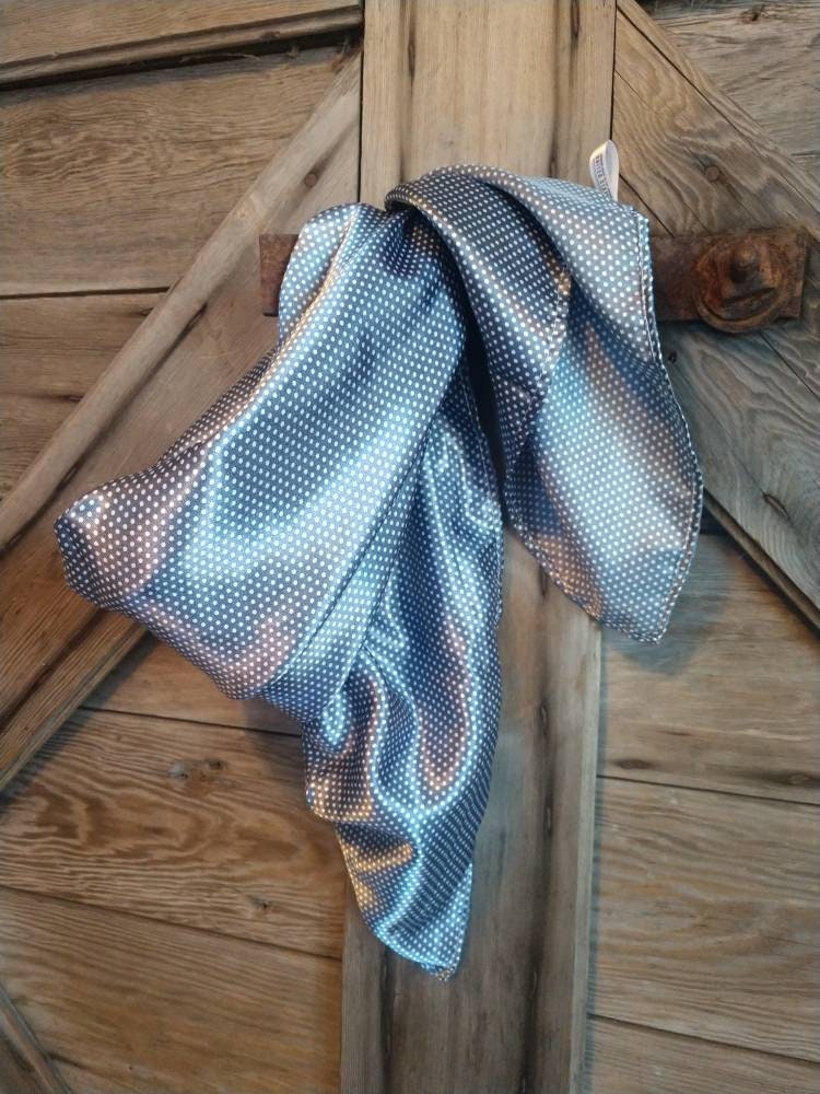 Wild Rag MISC 409 Tiny Pin Polka Dot Grey Cowboy Western Neck Scarf Bandanna by Double B Wild Rags