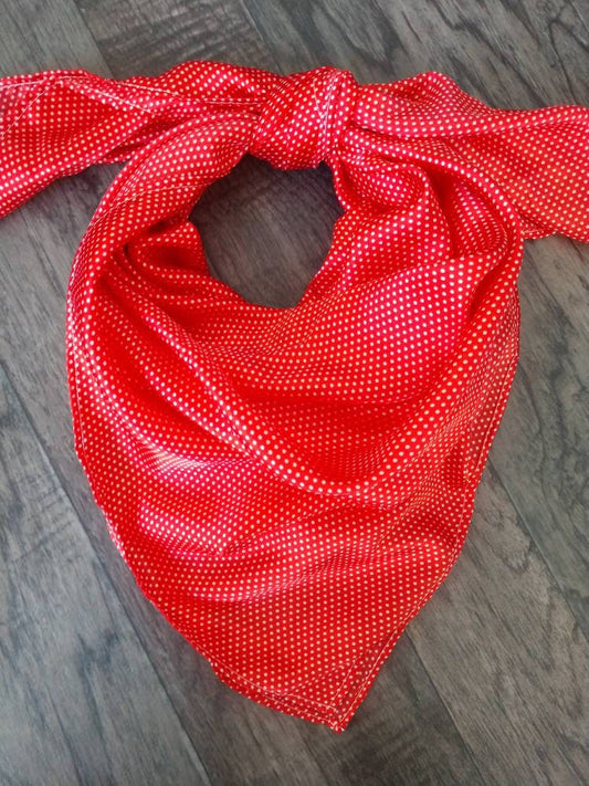 Wild Rag Red Tiny Polka Dot Cowboy Western Neck Scarf Bandanna by Double B Wild Rags