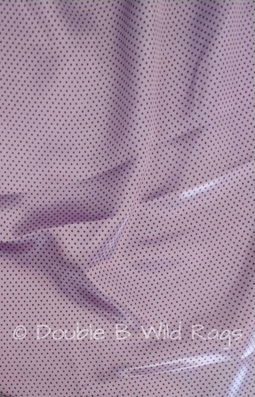 Wild Rag Lilac purple with purple Tiny Polka Dot Cowboy Western Neck Scarf Bandanna by Double B Wild Rags