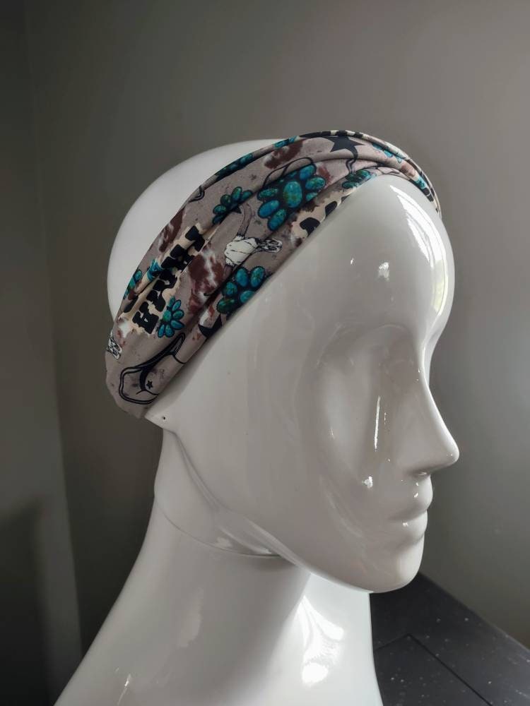 GAITER Western Buff Tube Scarf Head Band Face Mask Cowboy Cowgirl Rodeo Serape by Double B Wild Rags
