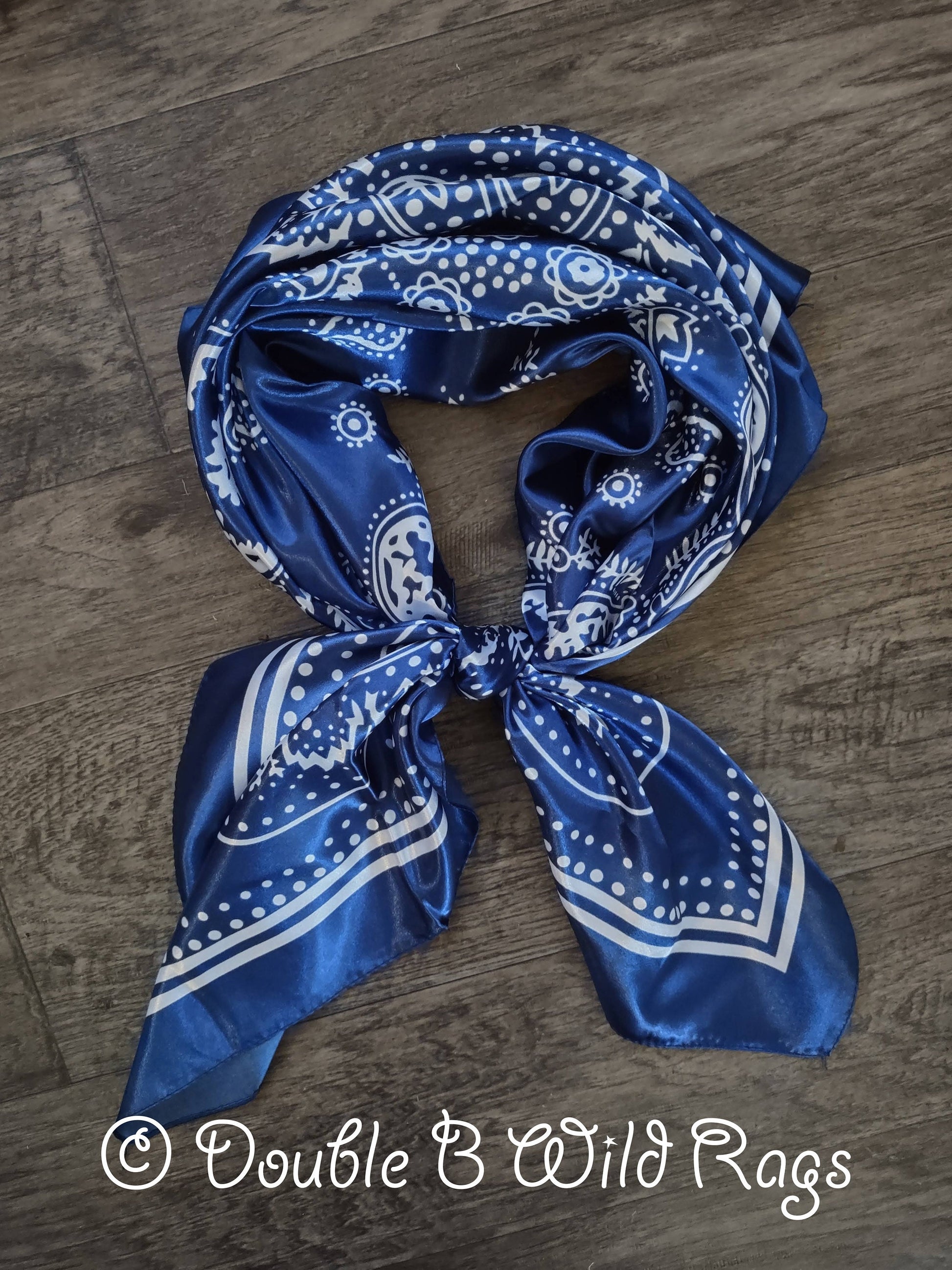 Wild Rag BARGAIN DISCOUNT Elegant Paisley Bandana Pattern Cowboy Western Neck Scarf by Double B Wild Rags