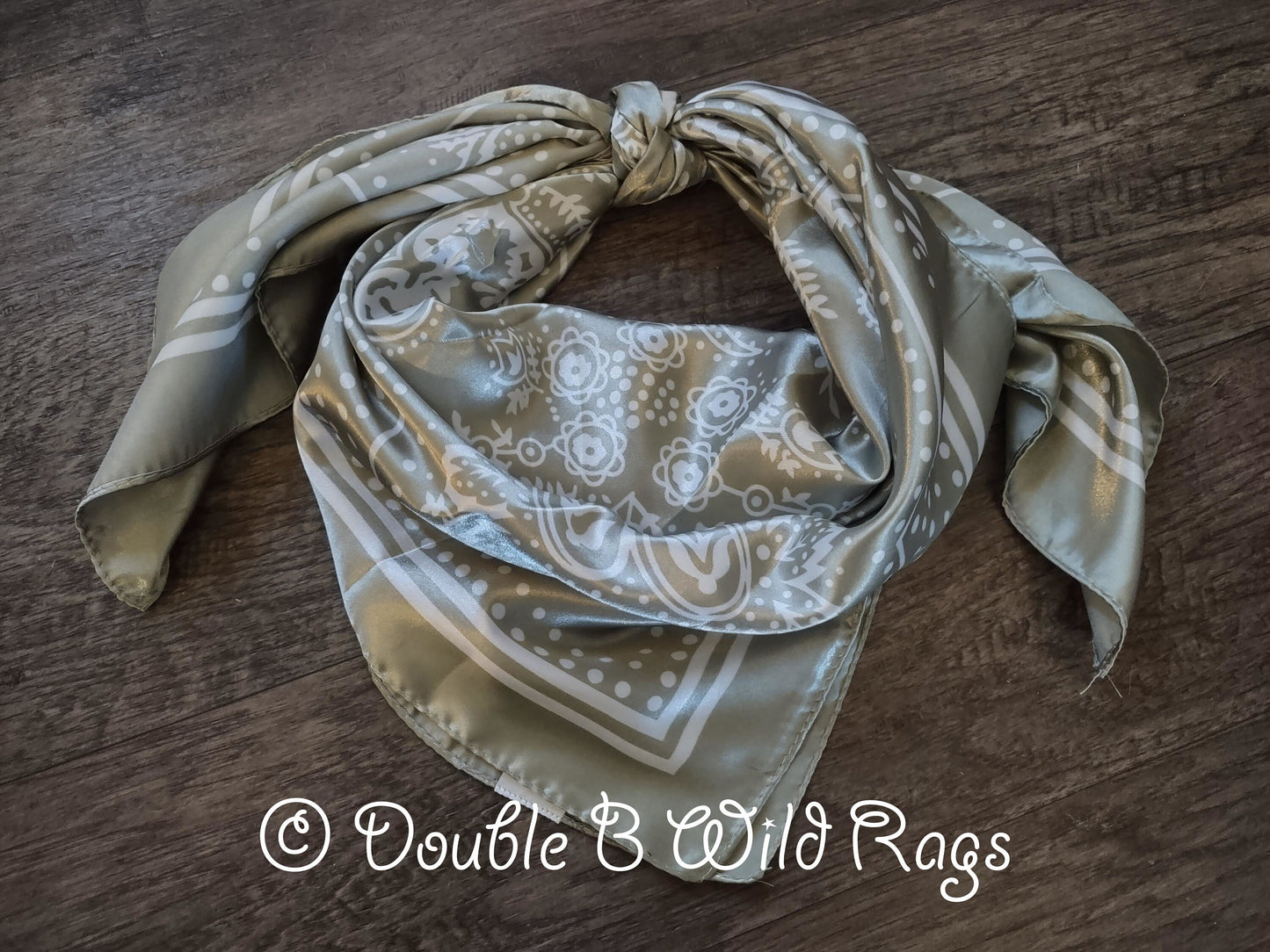 Wild Rag BARGAIN DISCOUNT Elegant Paisley Bandana Pattern Cowboy Western Neck Scarf by Double B Wild Rags