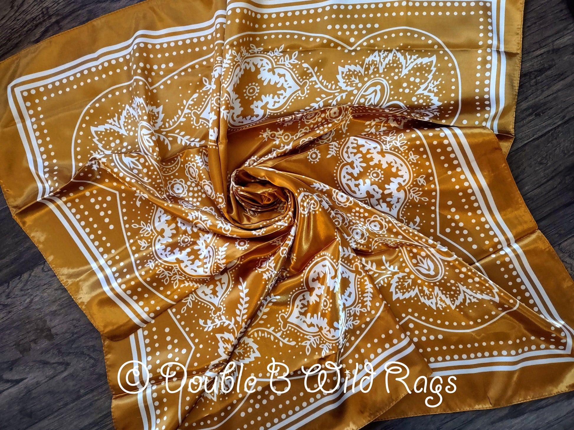 Wild Rag BARGAIN DISCOUNT Elegant Paisley Bandana Pattern Cowboy Western Neck Scarf by Double B Wild Rags