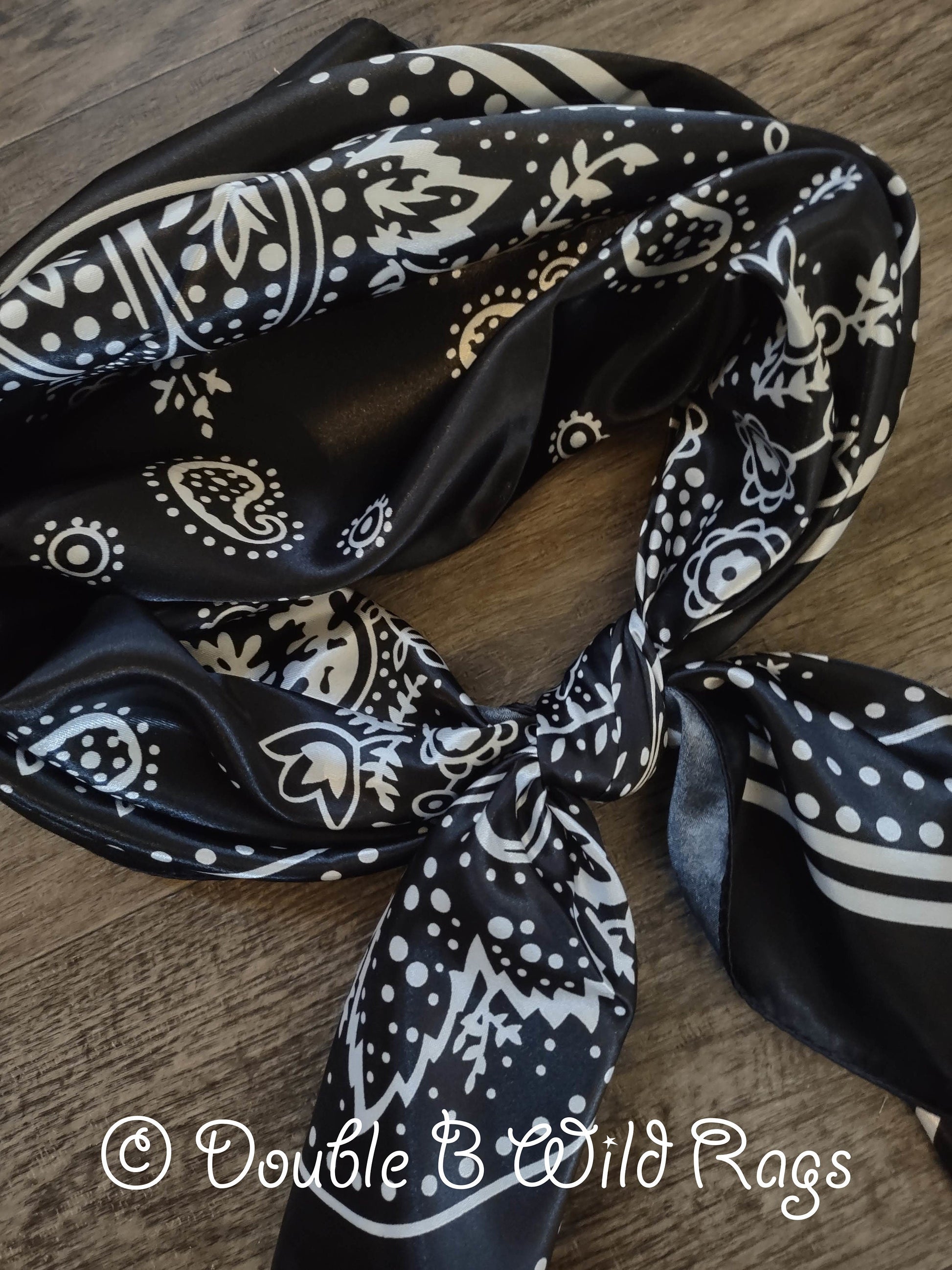 Wild Rag BARGAIN DISCOUNT Elegant Paisley Bandana Pattern Cowboy Western Neck Scarf by Double B Wild Rags