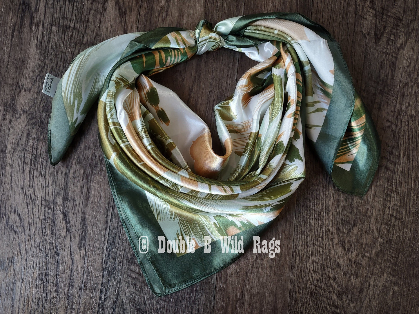 Wild Rag BARGAIN CORNER Abstract Floral Cowboy Western Neck Scarf by Double B Wild Rags