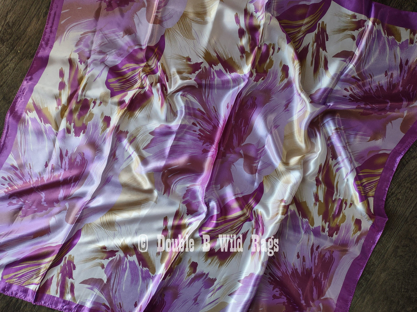 Wild Rag BARGAIN CORNER Abstract Floral Cowboy Western Neck Scarf by Double B Wild Rags