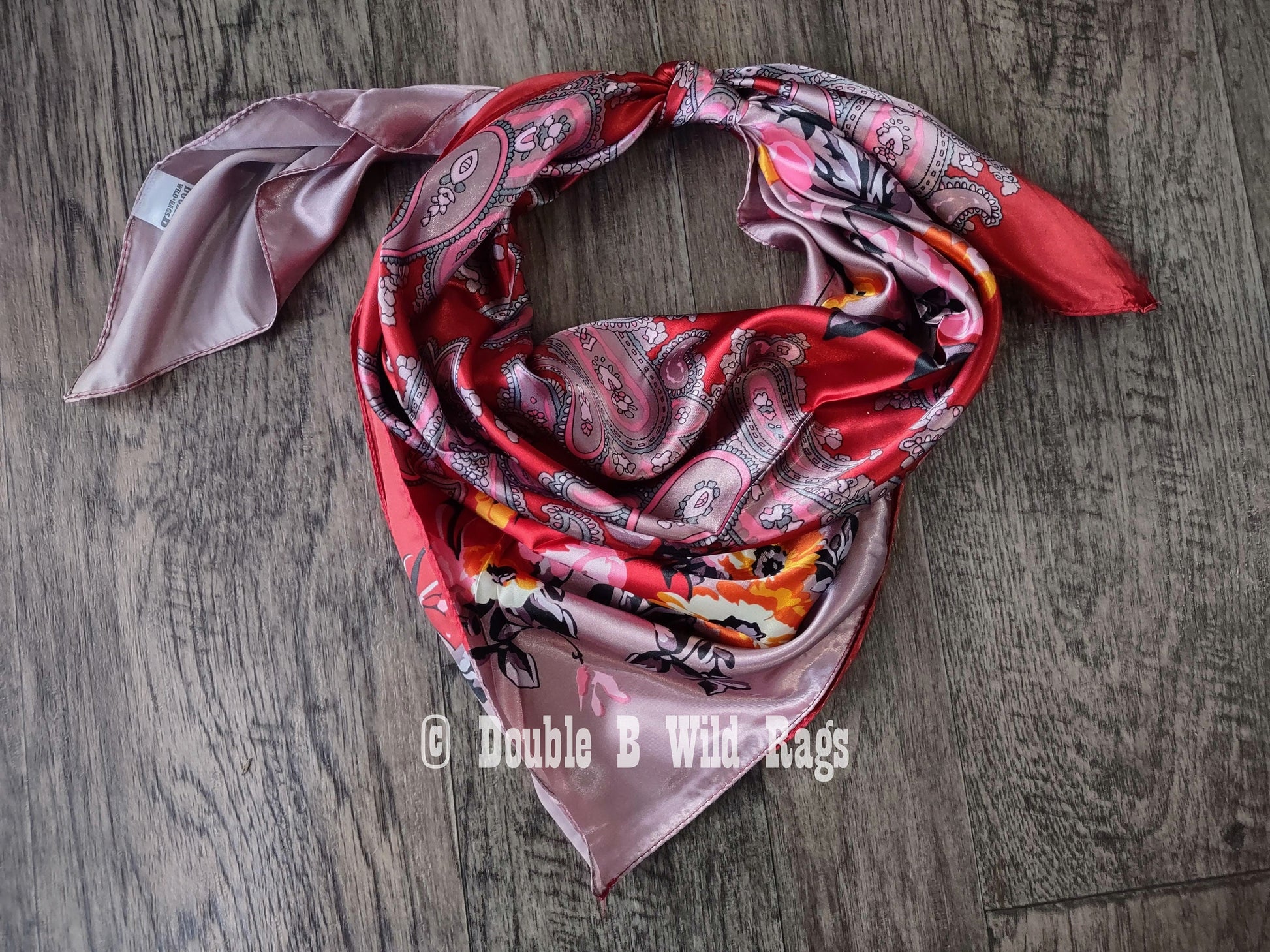 Wild Rag BARGAIN CORNER Classic Paisley and Floral Cowboy Western Neck Scarf by Double B Wild Rags