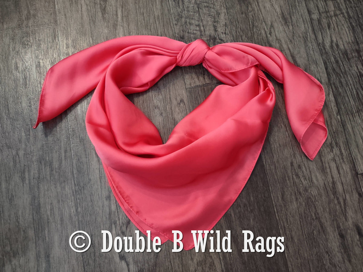 Wild Rag Sunset Pink #64 Cowboy Western Neck Scarf Bandanna Double b Wild rags