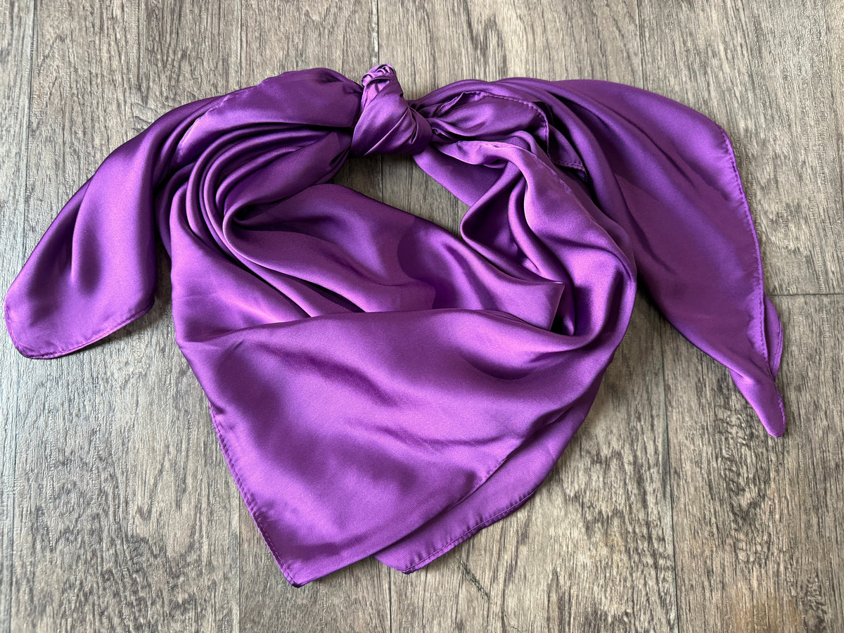 Wild Rag Solid Lavender Purple #73 Neck Scarf Bandanna by Double B Wild Rags