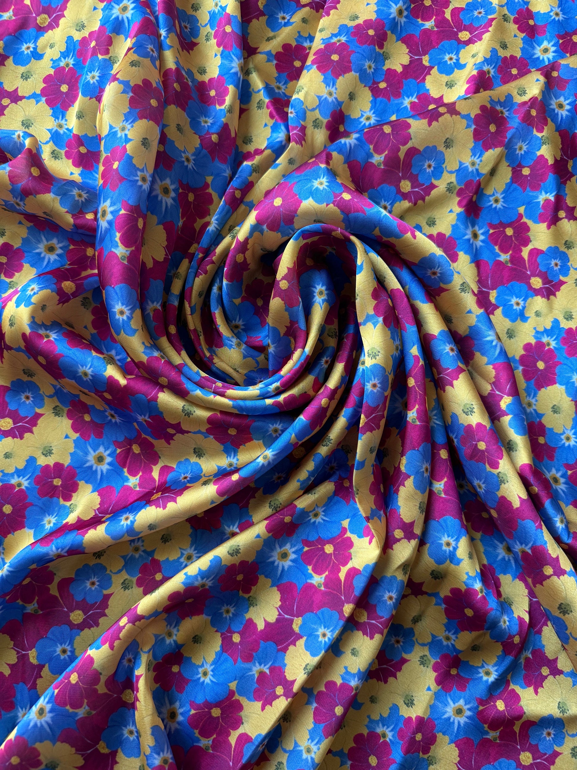Wild Rag Colorful Poppy Flower Cowboy Western Neck Scarf Bandanna by Double B Wild Rags