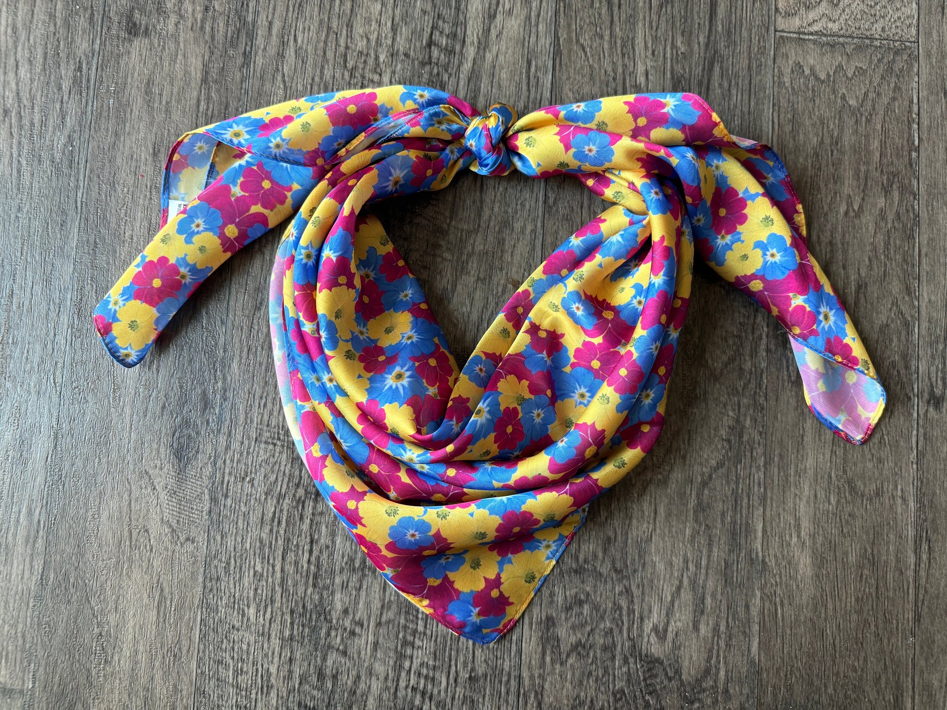 Wild Rag Colorful Poppy Flower Cowboy Western Neck Scarf Bandanna by Double B Wild Rags