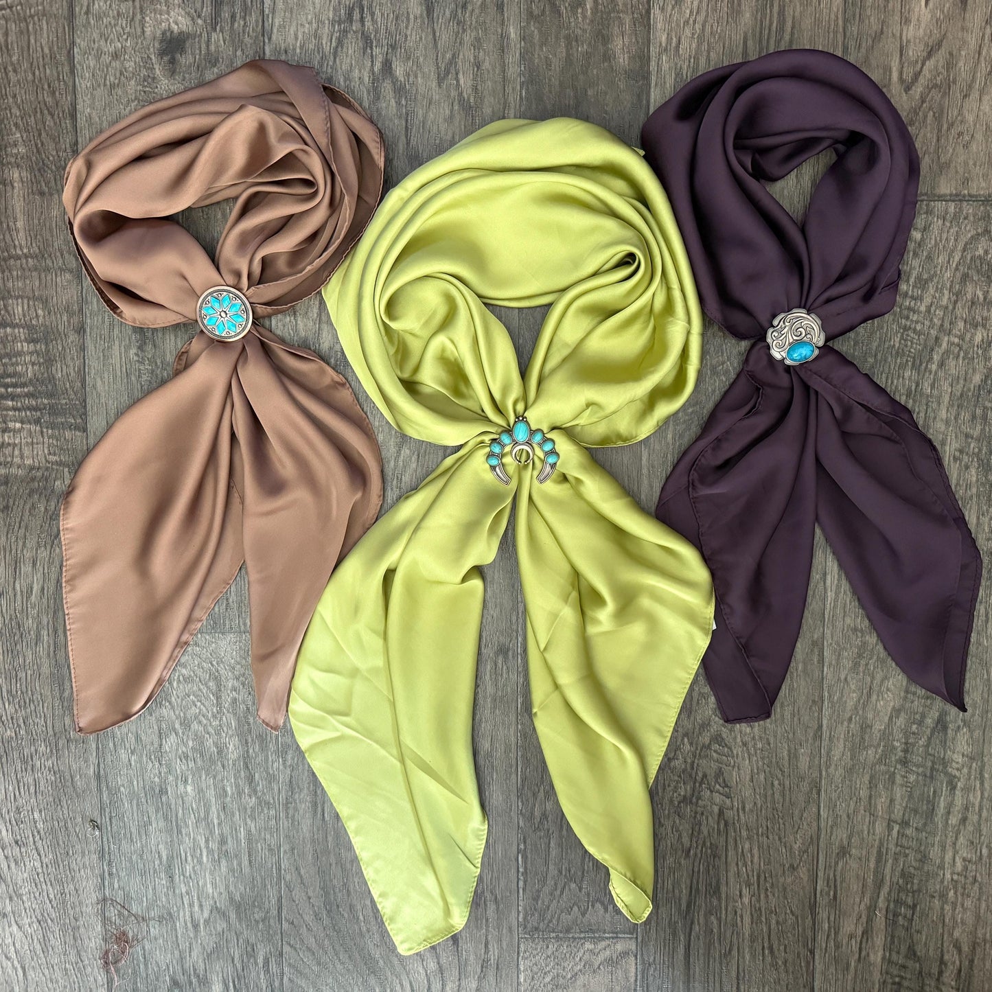 Wild Rag Island Lime Green Cowboy Western Neck Scarf Bandanna by Double B Wild Rags