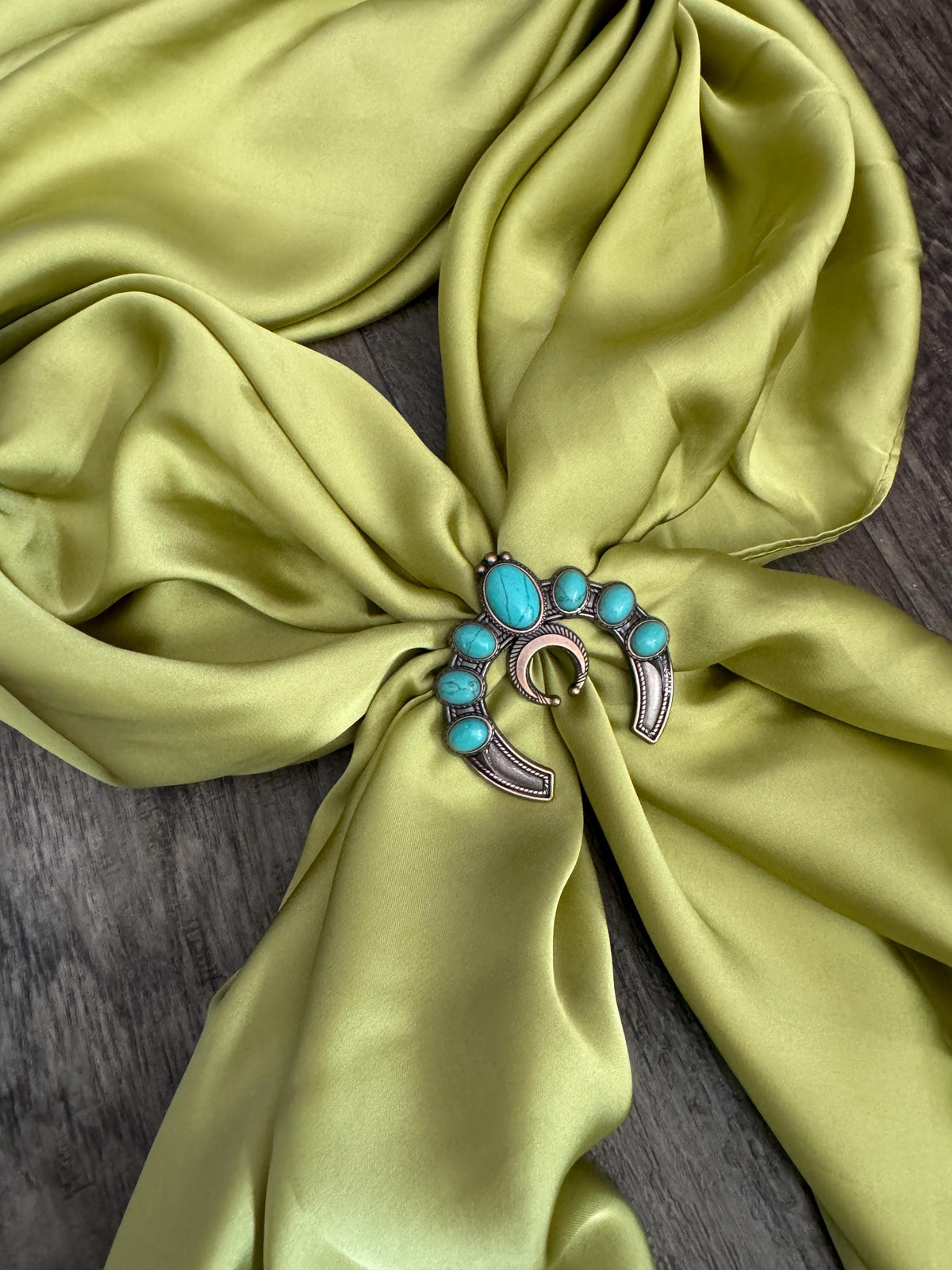 Wild Rag Island Lime Green Cowboy Western Neck Scarf Bandanna by Double B Wild Rags